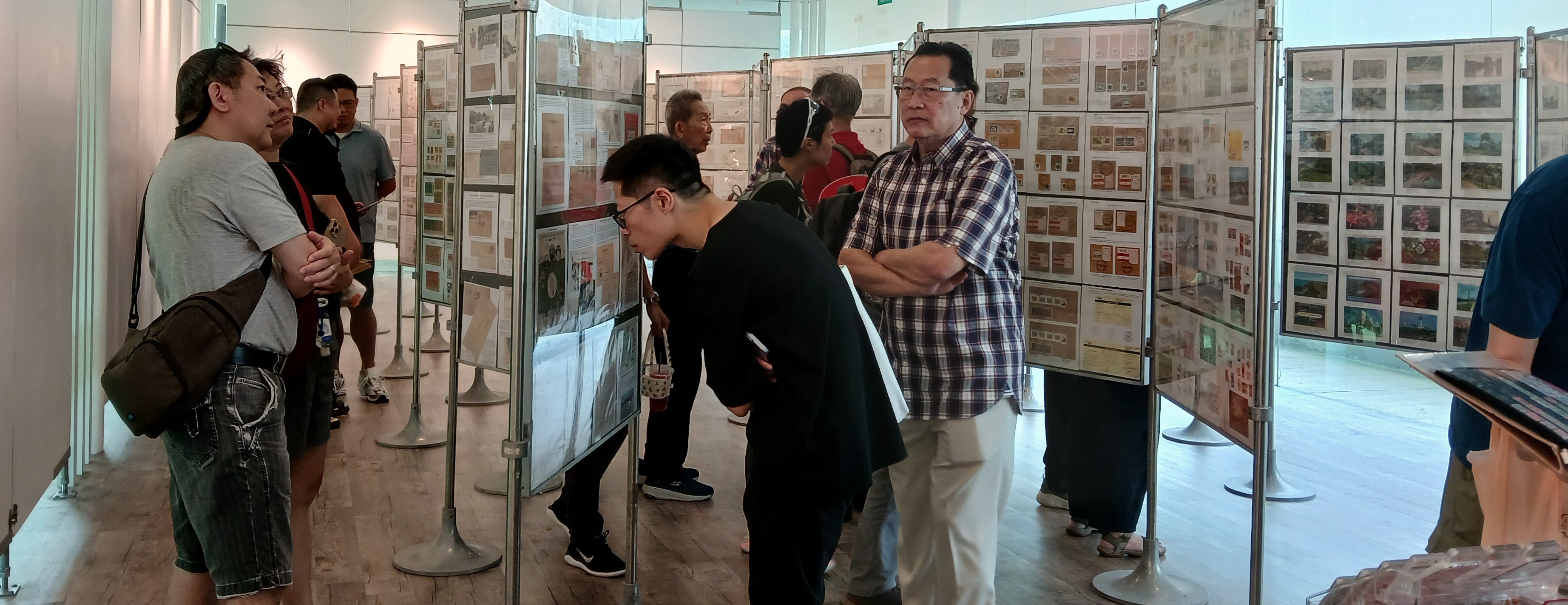 Viewing exhibits