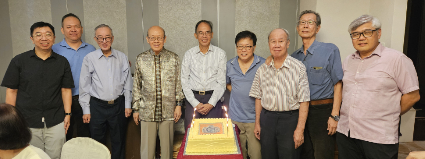SSC 85th anniversary cake and Committee