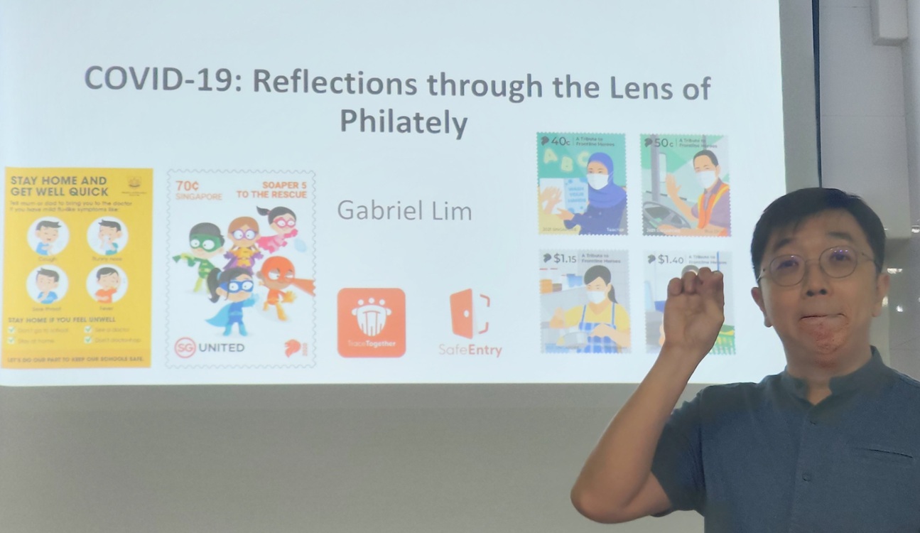 Gabriel Lim presenting